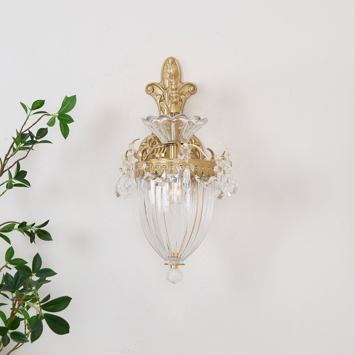 Vireon Wall Lamp Gold Double Sconce Modern