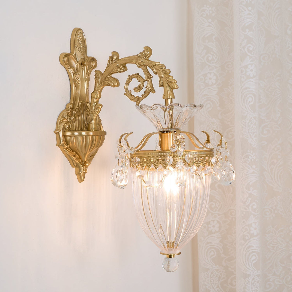 Vireon Wall Lamp Gold Double Sconce Modern