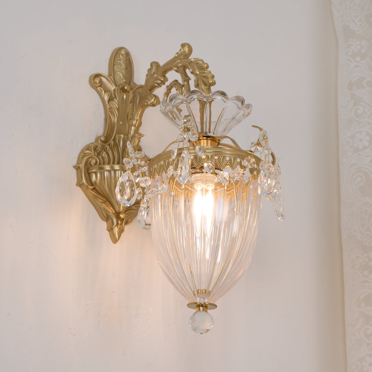 Vireon Wall Lamp Gold Double Sconce Modern