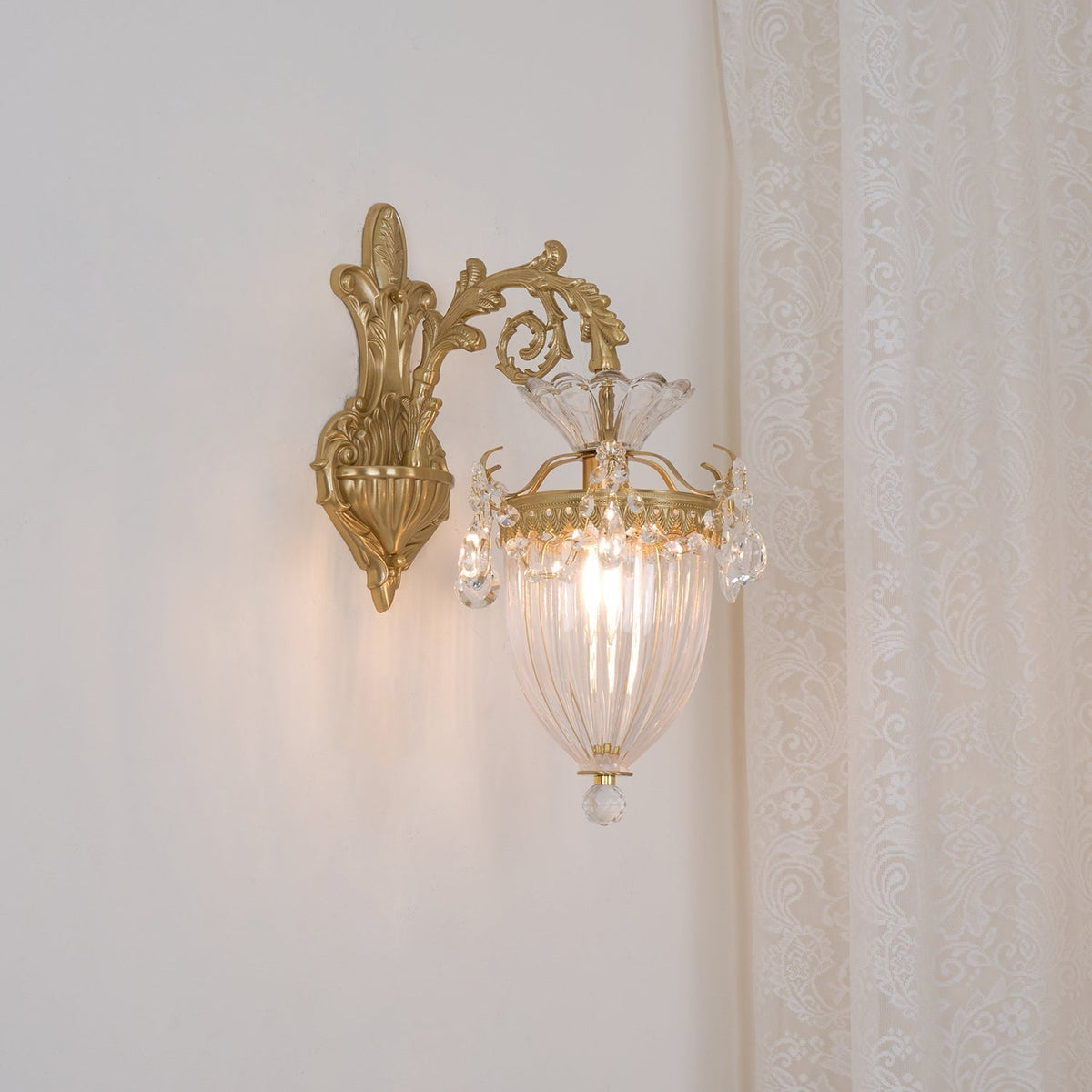 Vireon Wall Lamp Gold Double Sconce Modern