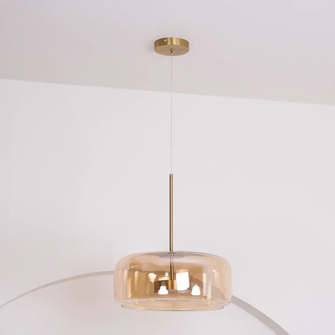 Lioren Pendant Light Morden Glass Clear/Smoky/Amber-Neutral Decor