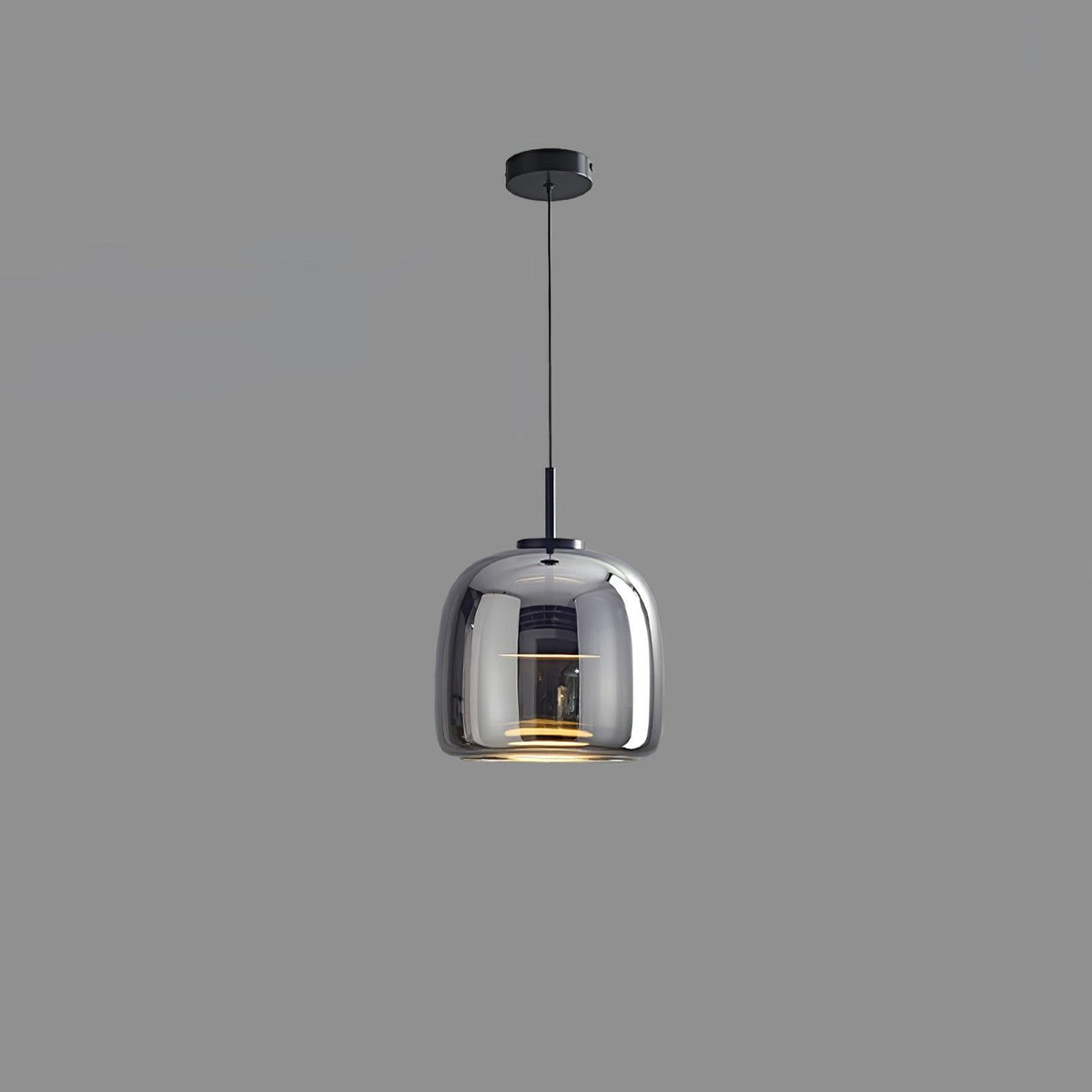 Obsidian Modern Glass Pendant Lamp