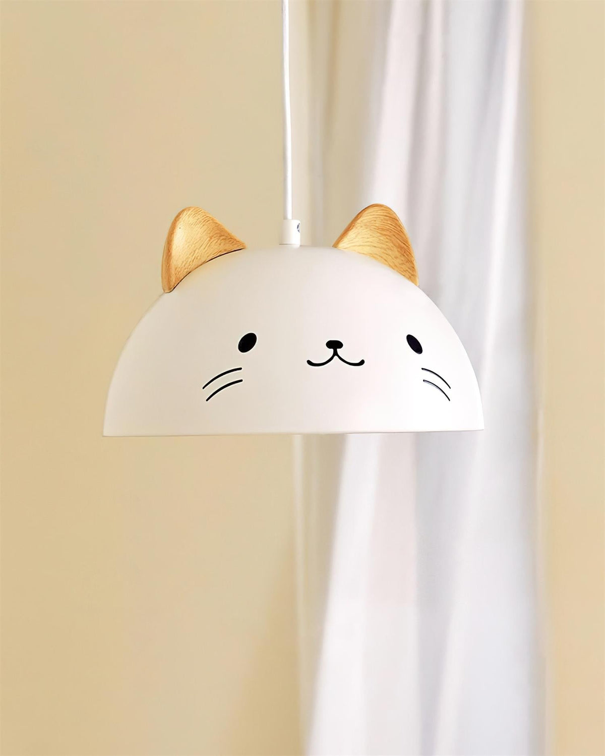 Mewi Playful Cat-Face Pendant Lamp