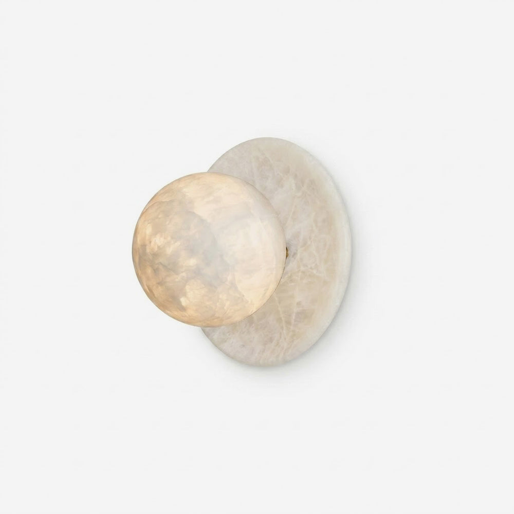 Niveeria Ball Alabaster Wall Sconce