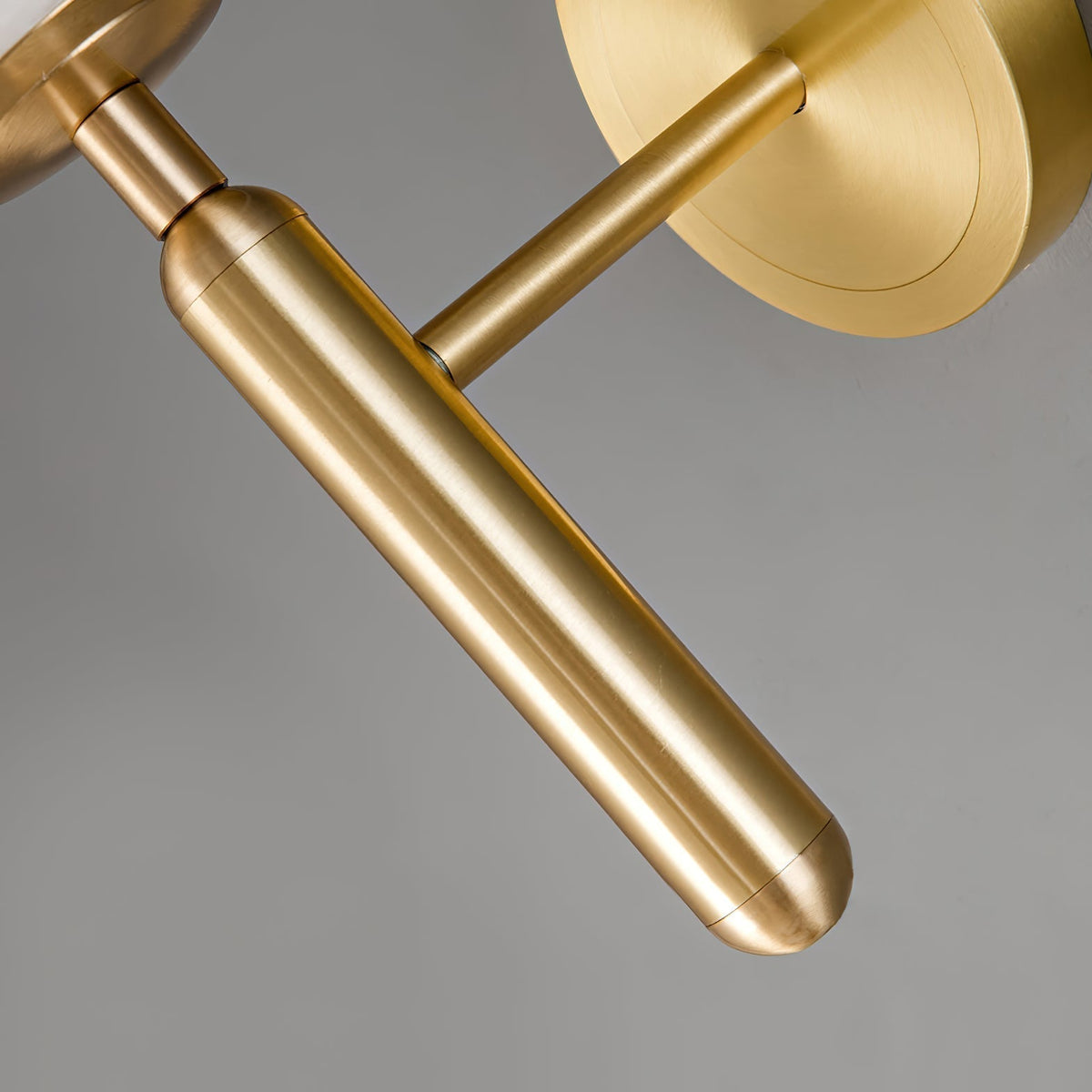 Albanette Brass Alabaster Wall Lamp