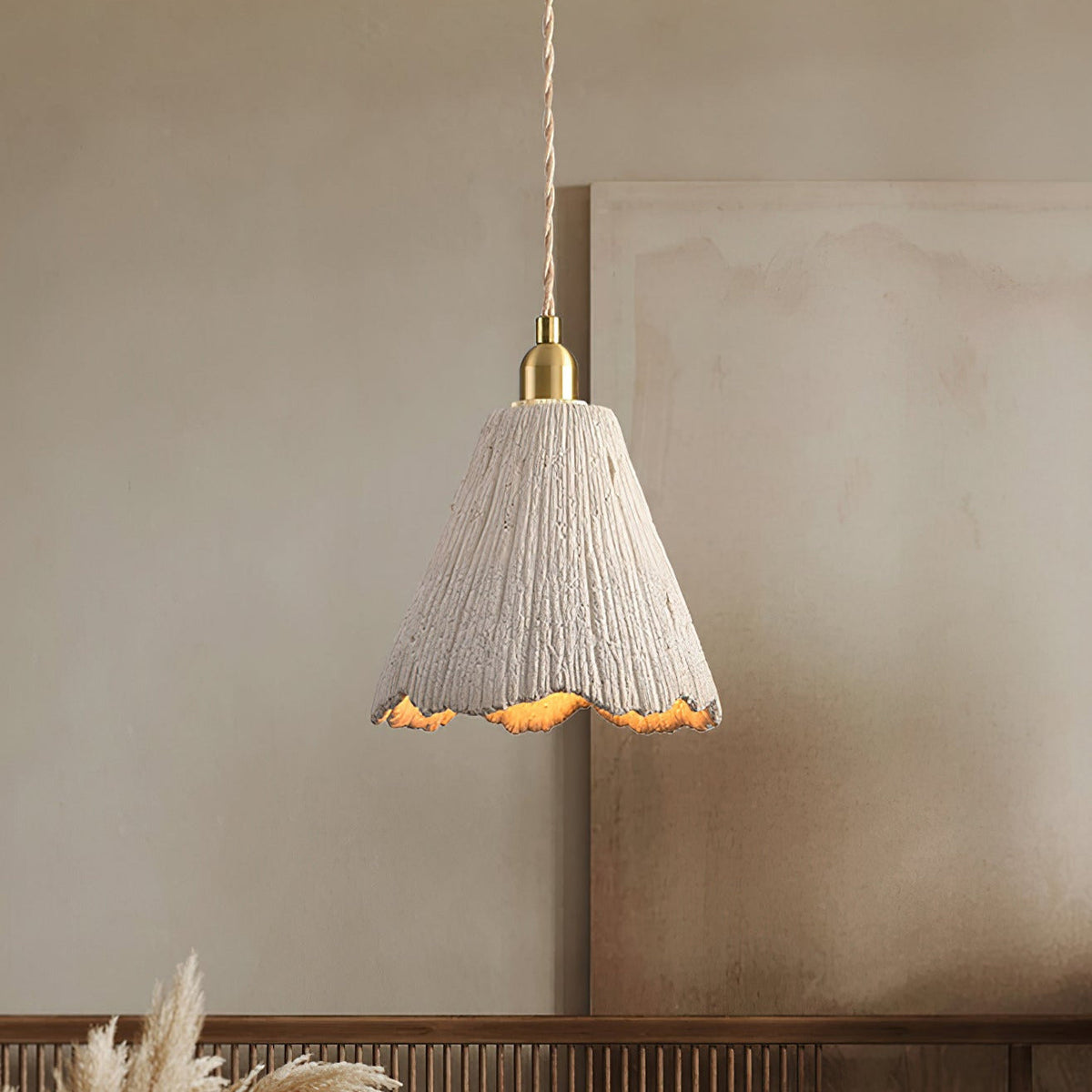 Gepasal Textured Pendant Lights Cement