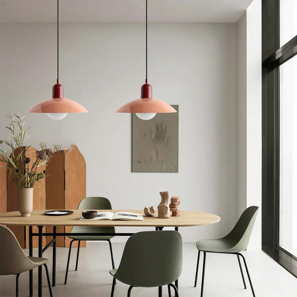 Febibosu Pendant Light Modern Colorful Dome-shaped