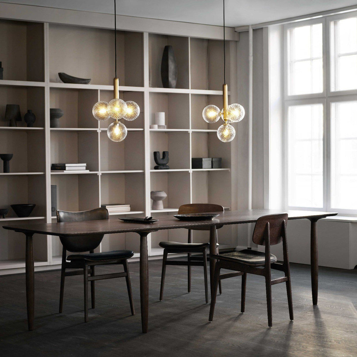 Teloza Brass Industrial Pendant Light