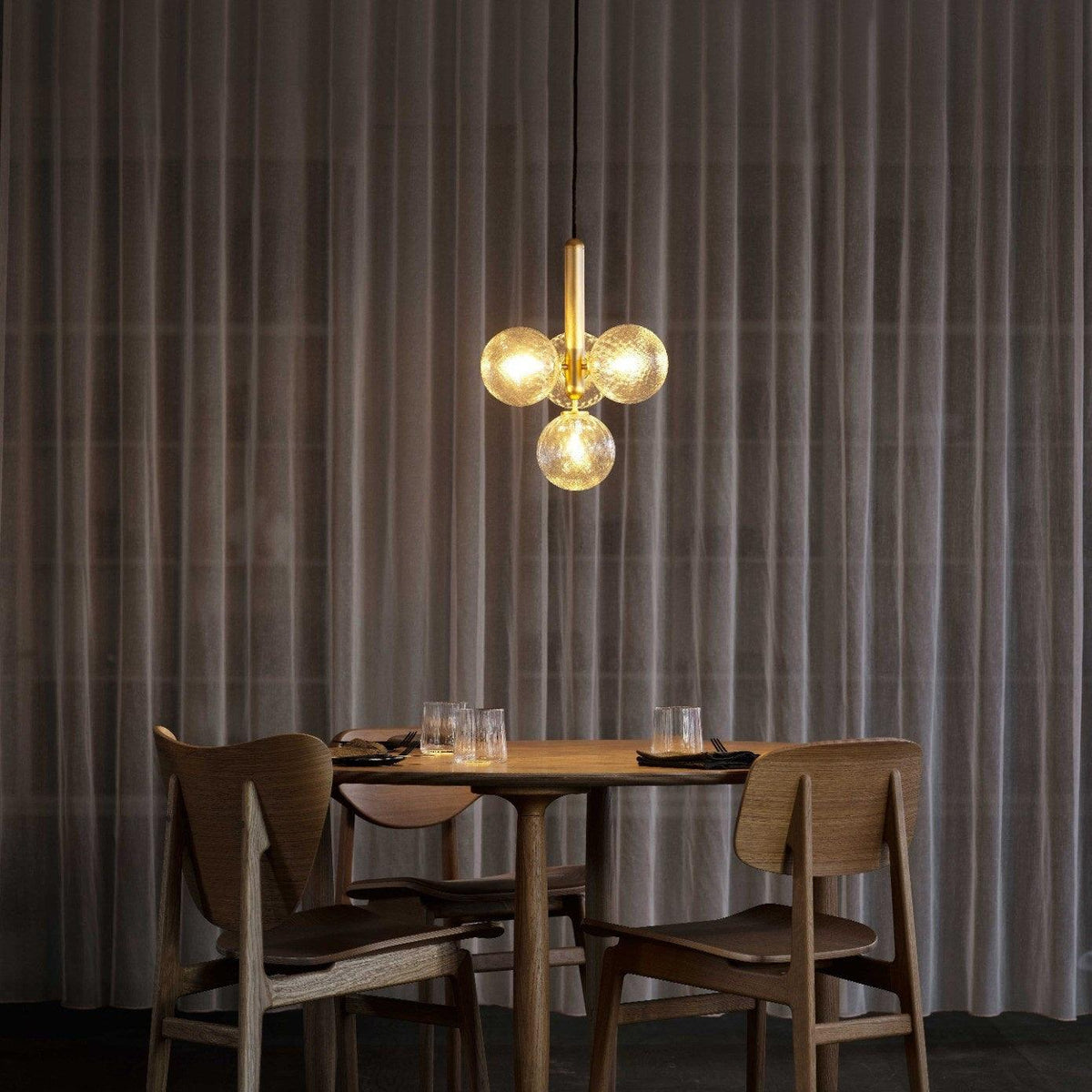 Teloza Brass Industrial Pendant Light