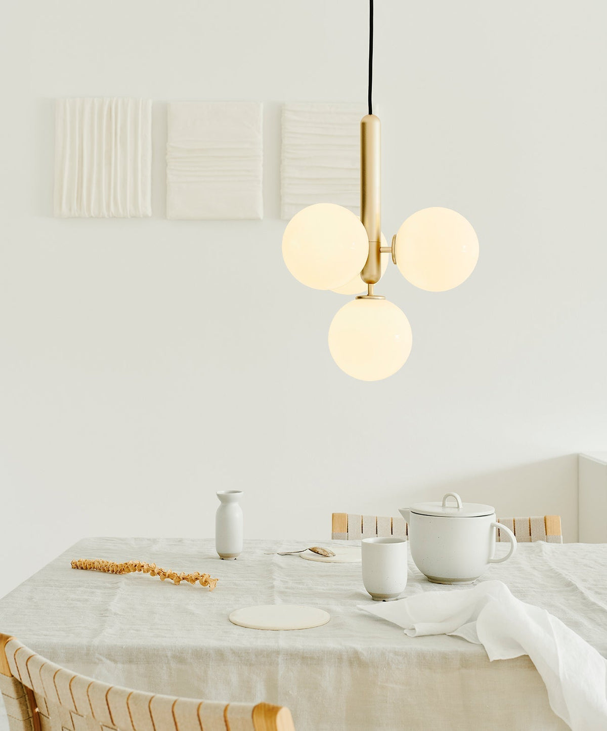 Aurelion Brass Industrial Pendant Light