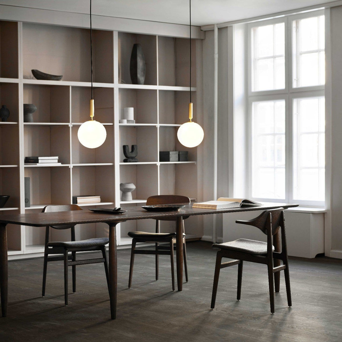 Teloza Brass Industrial Pendant Light