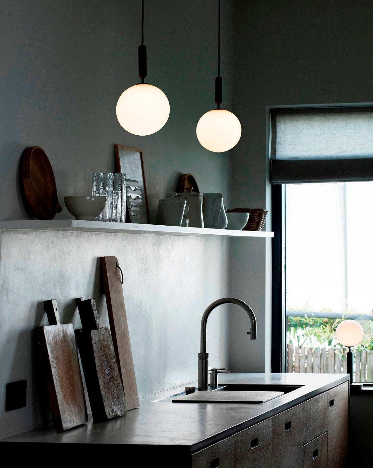 Aurelion Brass Industrial Pendant Light