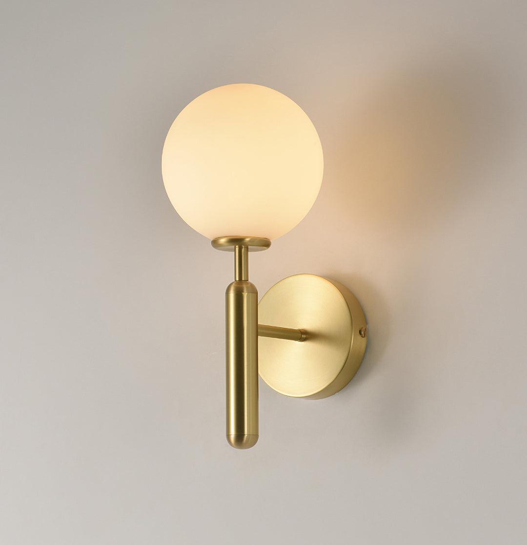 Ilirila Modern Minimalist Brass Glass Wall Light