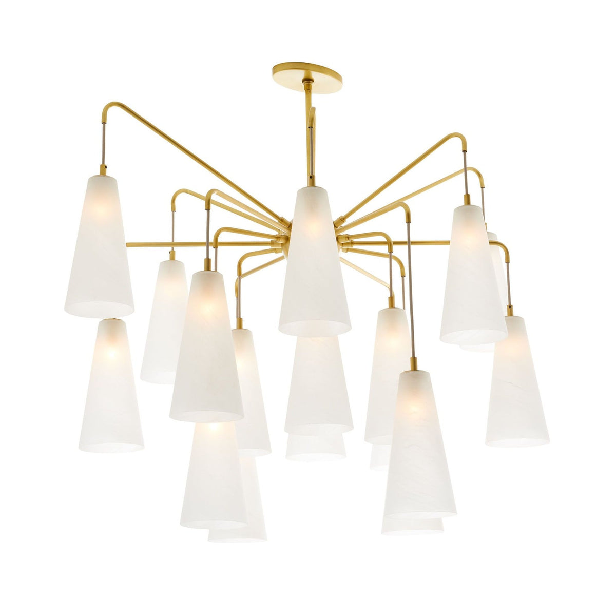 Eiruelle Postmodern Luxury Glass Chandelier
