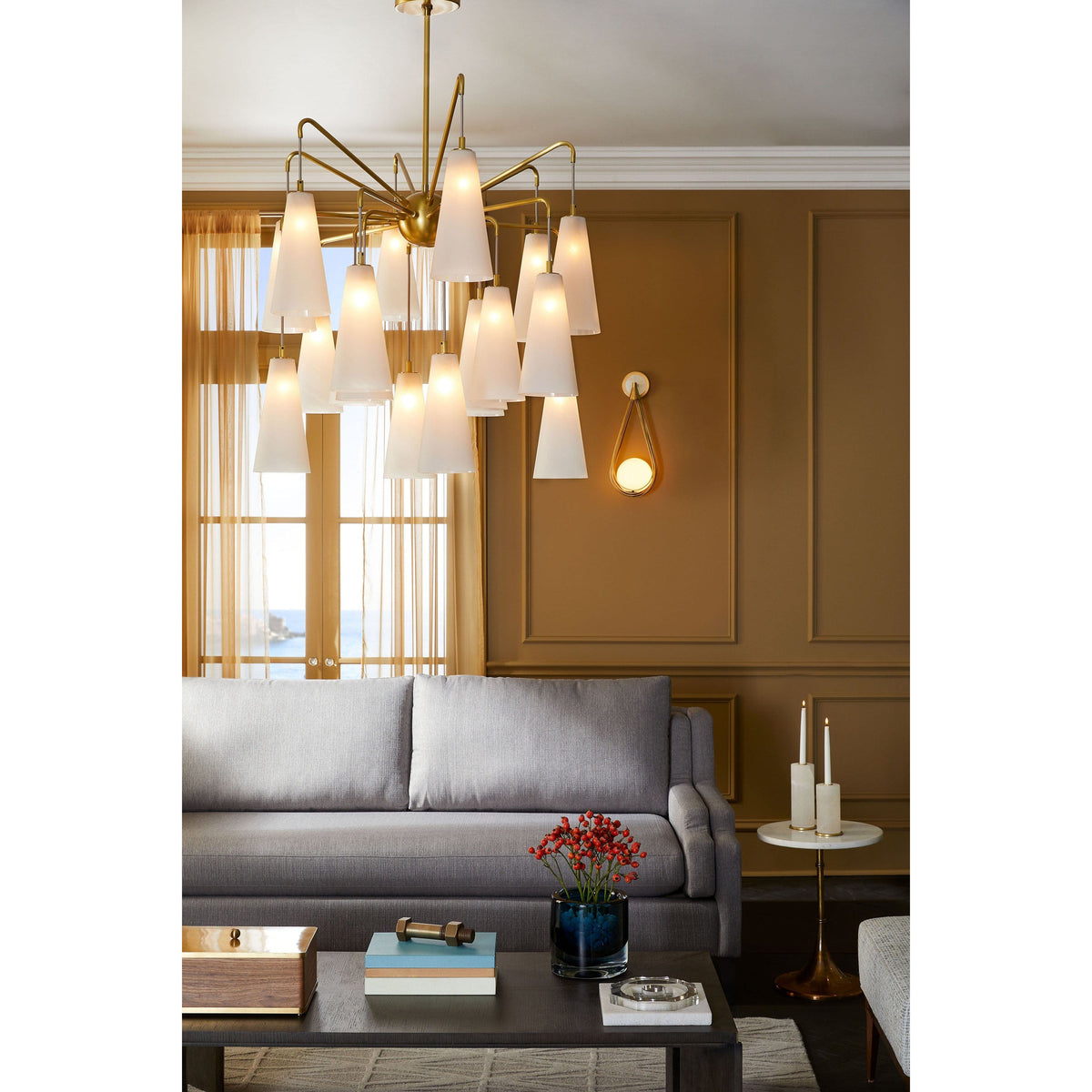 Eiruelle Postmodern Luxury Glass Chandelier