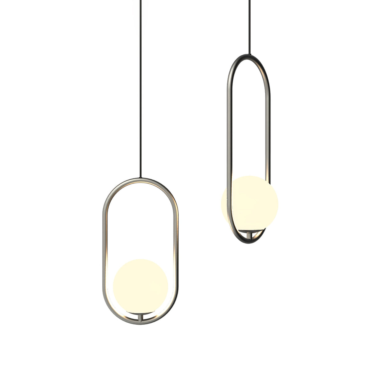 Caselora Modern Brass Pendant Light