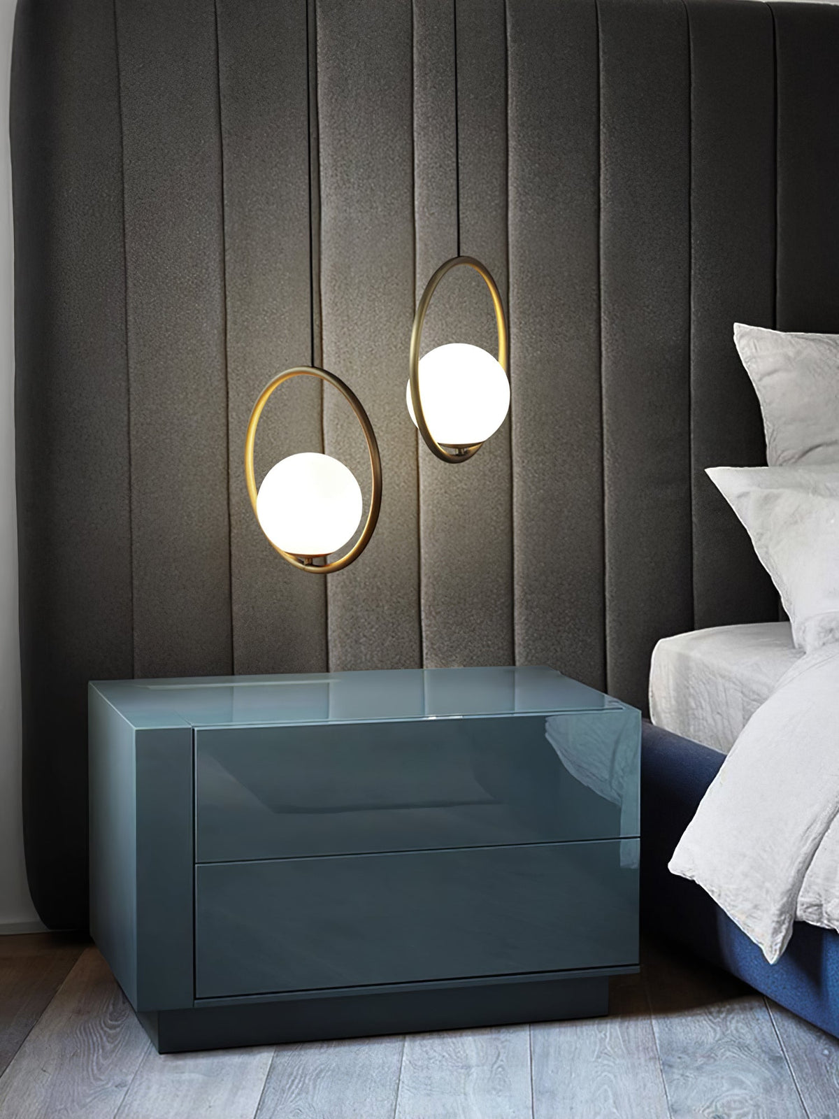 Orieria Pendant Lamp Brass Modern Ring