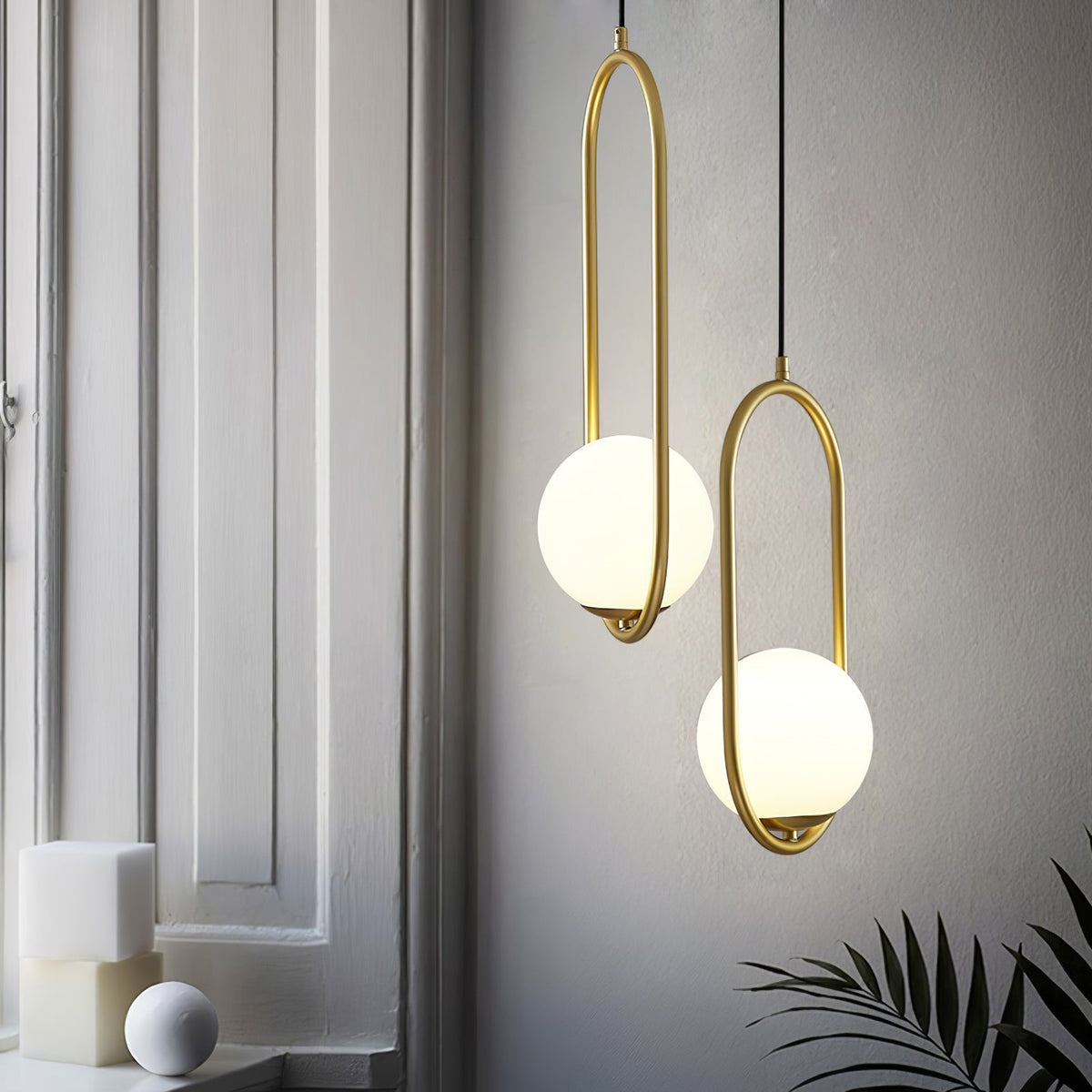 Orieria Pendant Lamp Brass Modern Ring