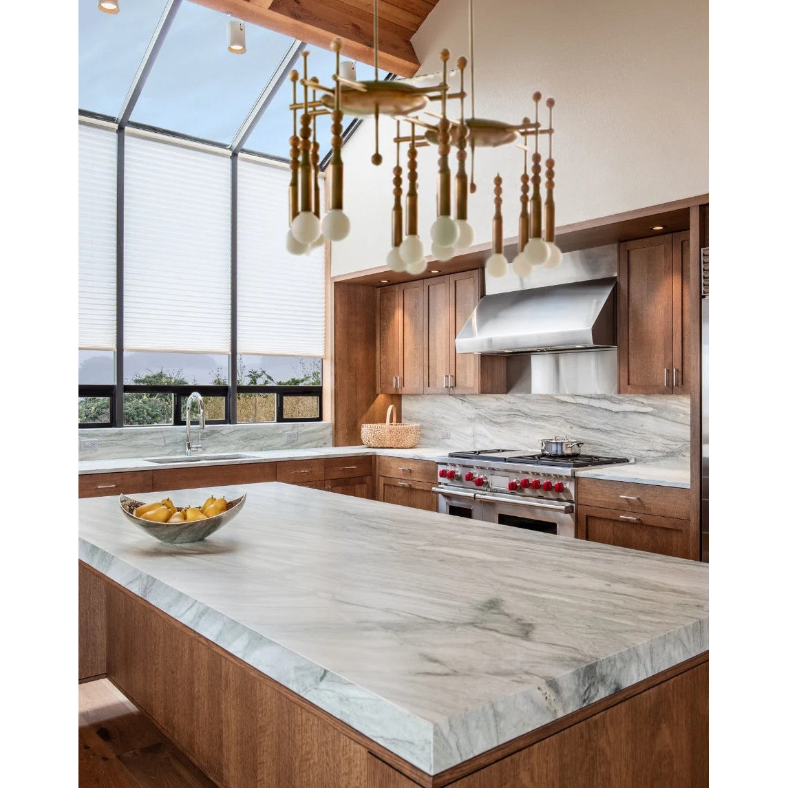 Mariviel Traditional Elegance Marble Chandelier