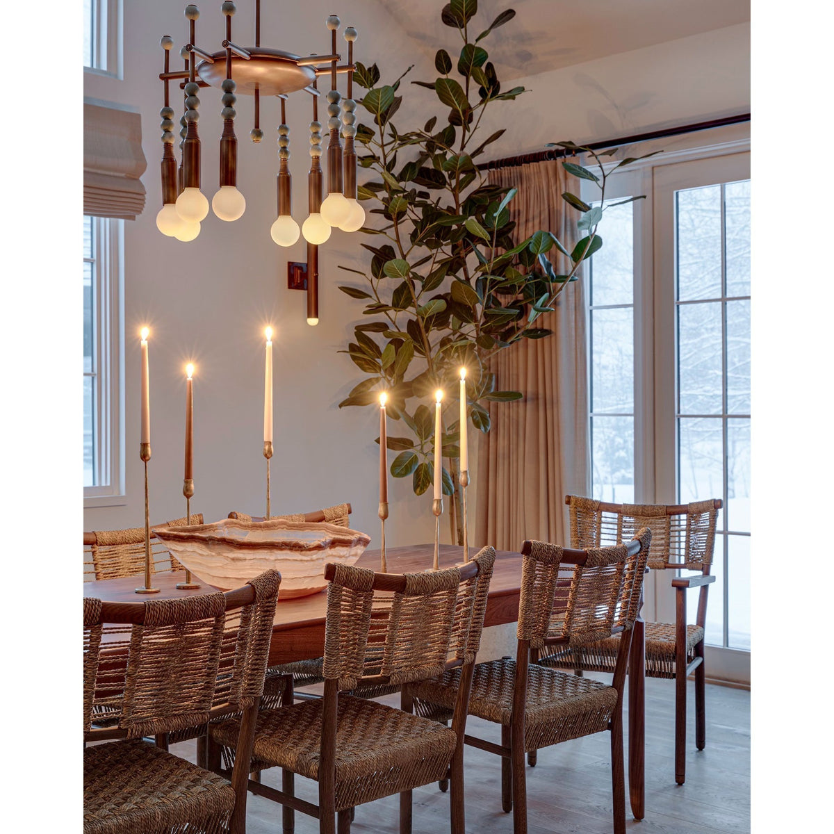 Mariviel Traditional Elegance Marble Chandelier