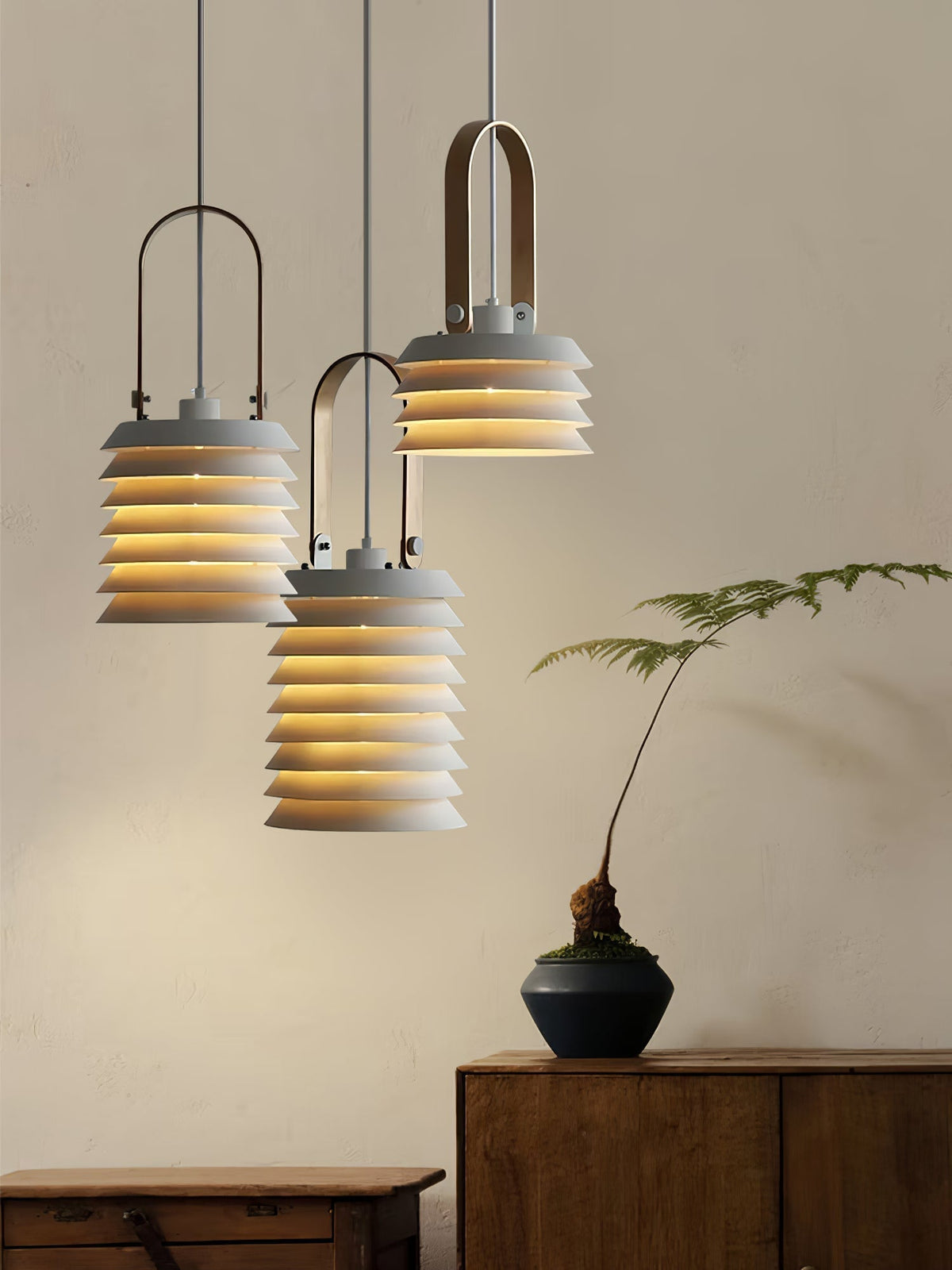 Noroise Minimalist Art Lantern Pendant Lamp