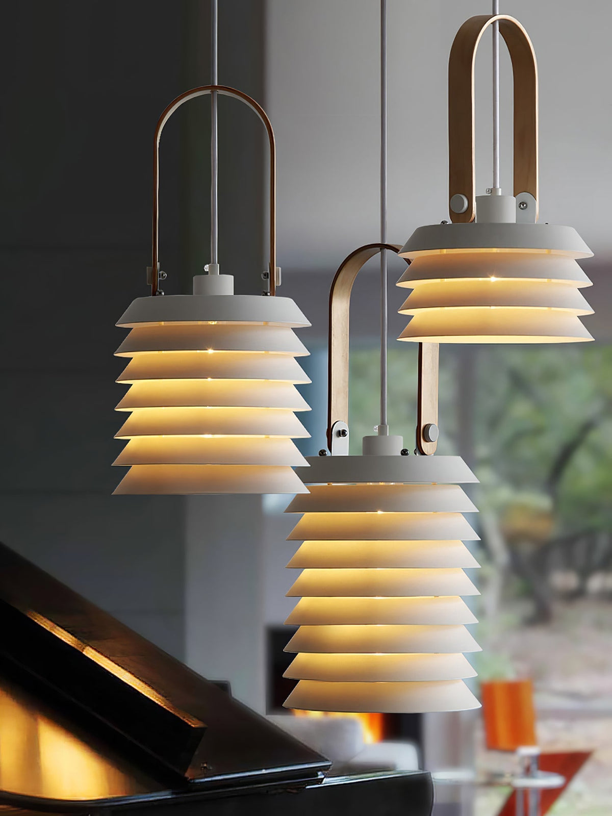 Noroise Minimalist Art Lantern Pendant Lamp