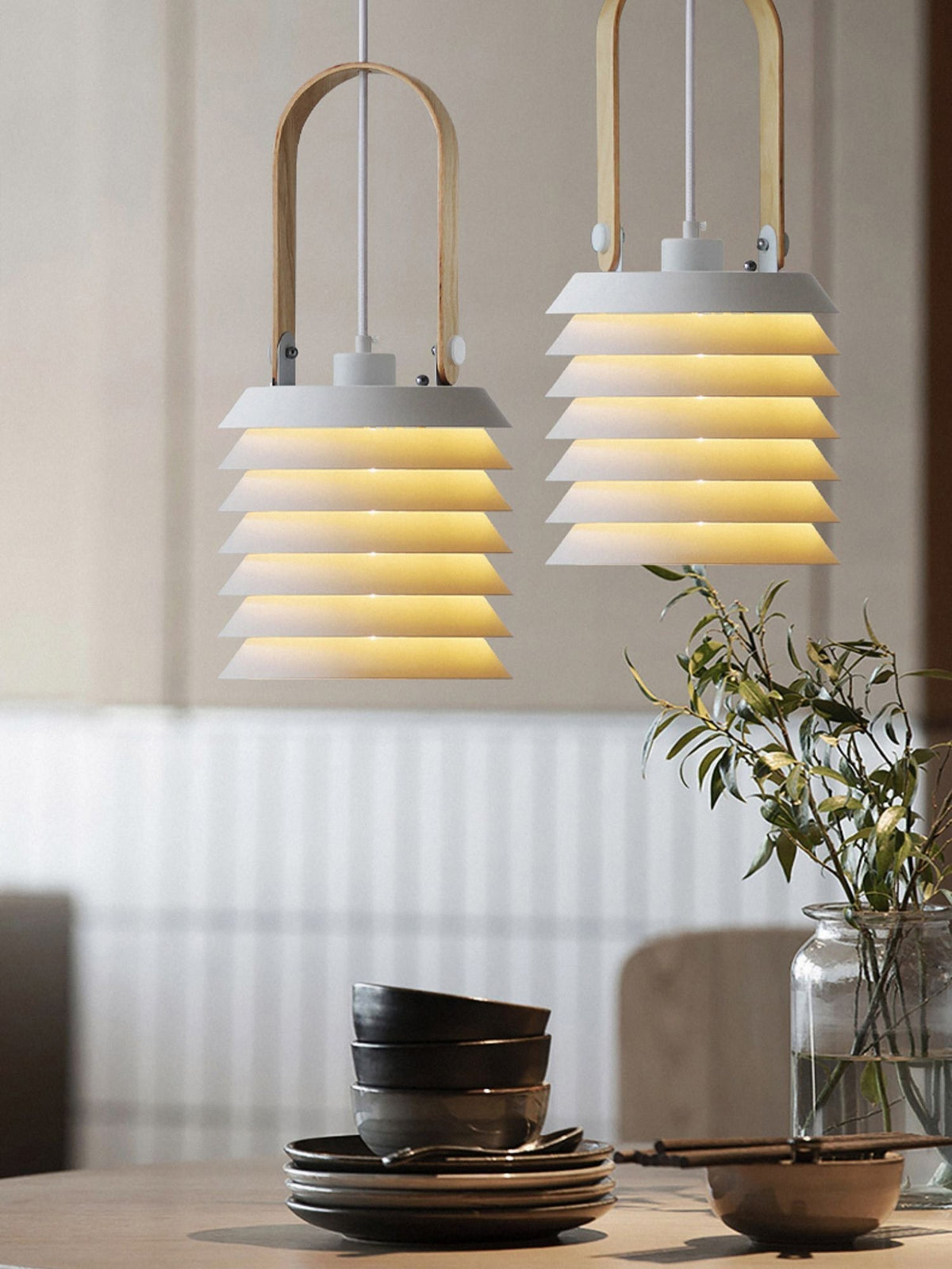 Noroise Minimalist Art Lantern Pendant Lamp