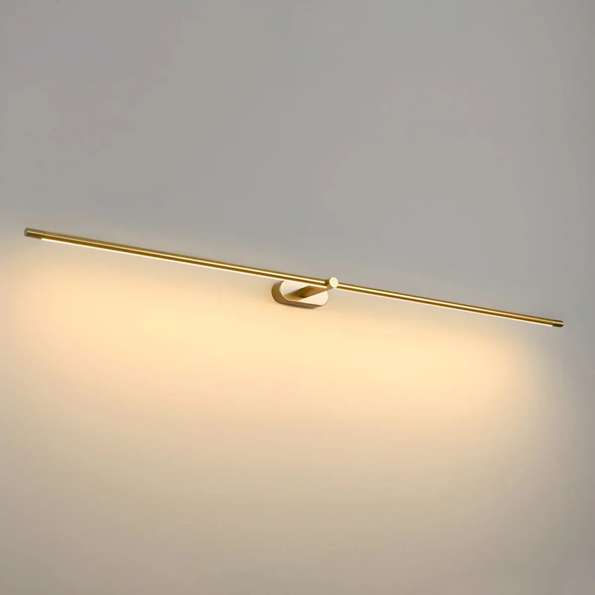 Tikabus Minimalist Linear Wall Lamp Gold&Black