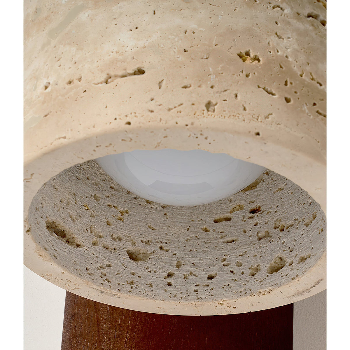 Cevenia Art Classic Natural Travertine Wall Lamp