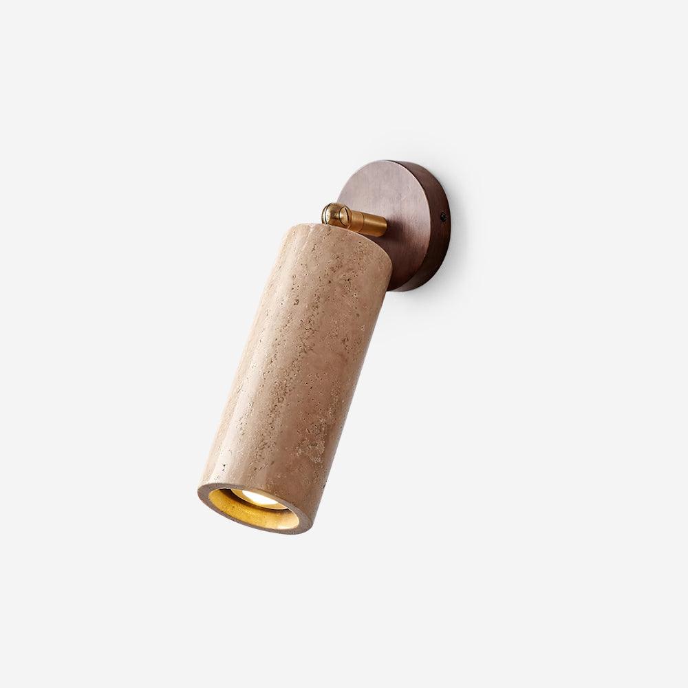 Delo Adjustable Travertine Wall Sconce