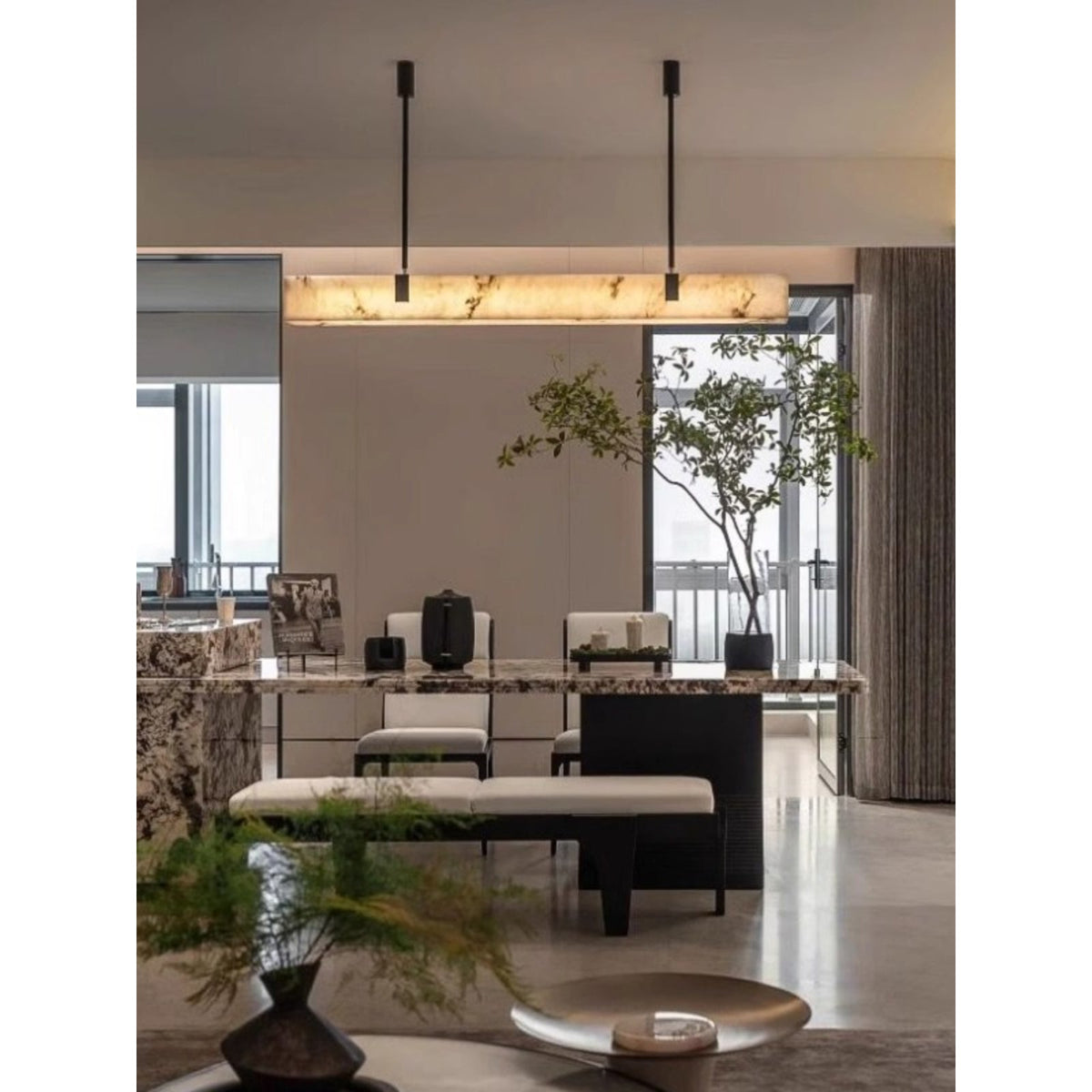 Casorion Alabaster Chandelier