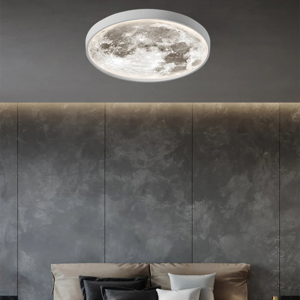 Molinide Modern Flush Mount Ceiling Light Black/White Bedroom