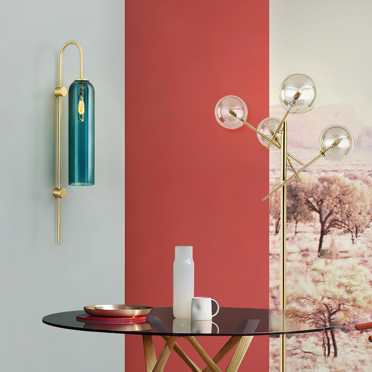 Anoriel Glass Wall Lamp