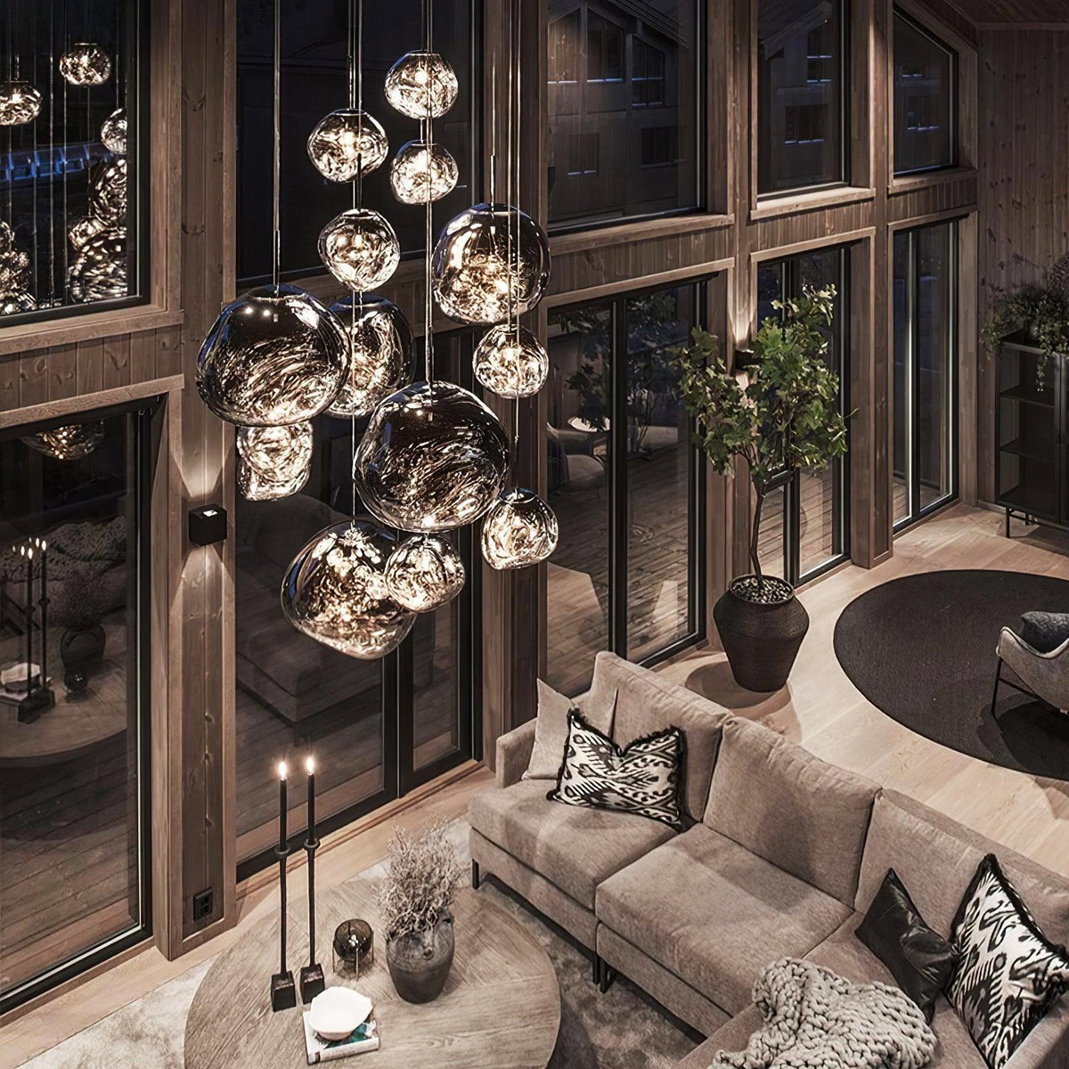 Niriena Pendant Lamp Modern Lava Acrylic