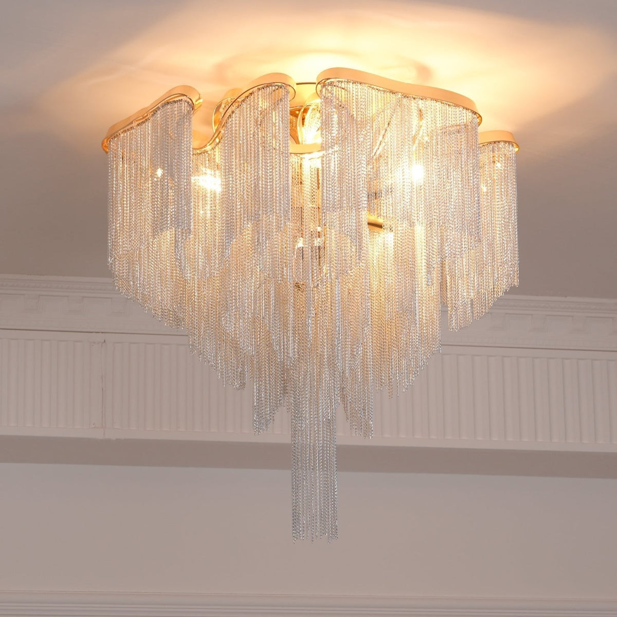 Mevrin Ceiling Lamp Modern Tassel Art