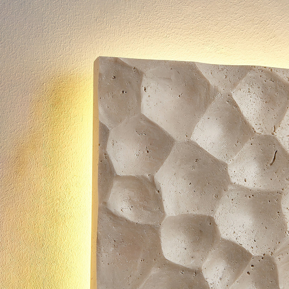 Vedoreth Panel Travertine Sconce Wall Lamp