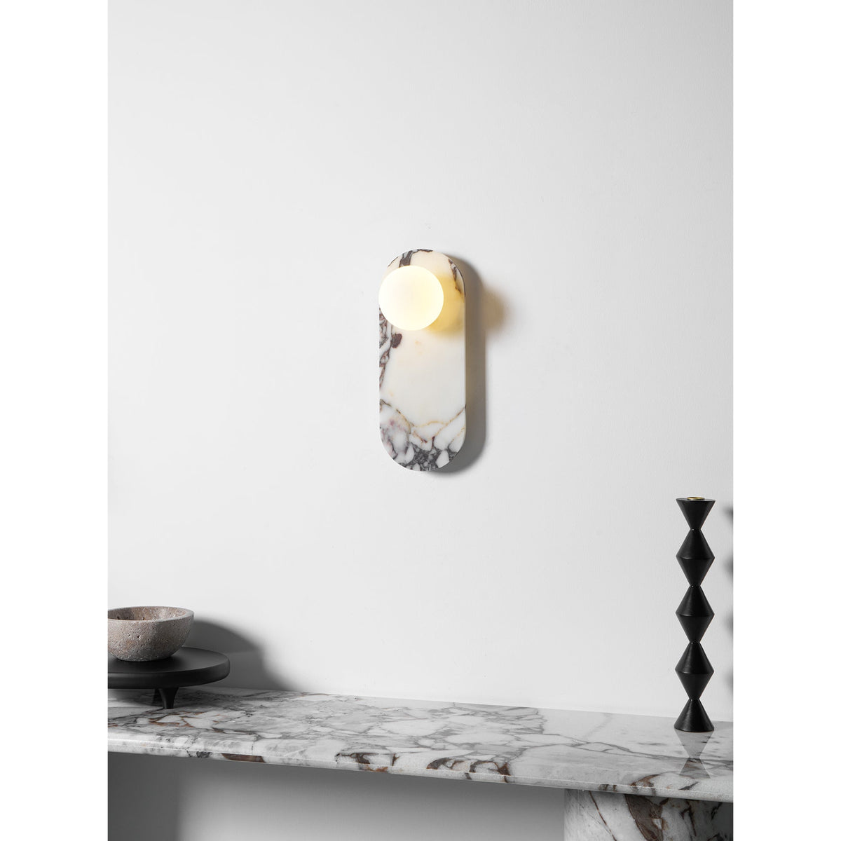 Covelyra Marble Glass Wall Lamp