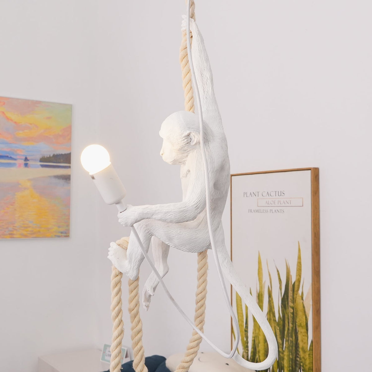 Epiran Resin Rope Artistic Pendant Lamp
