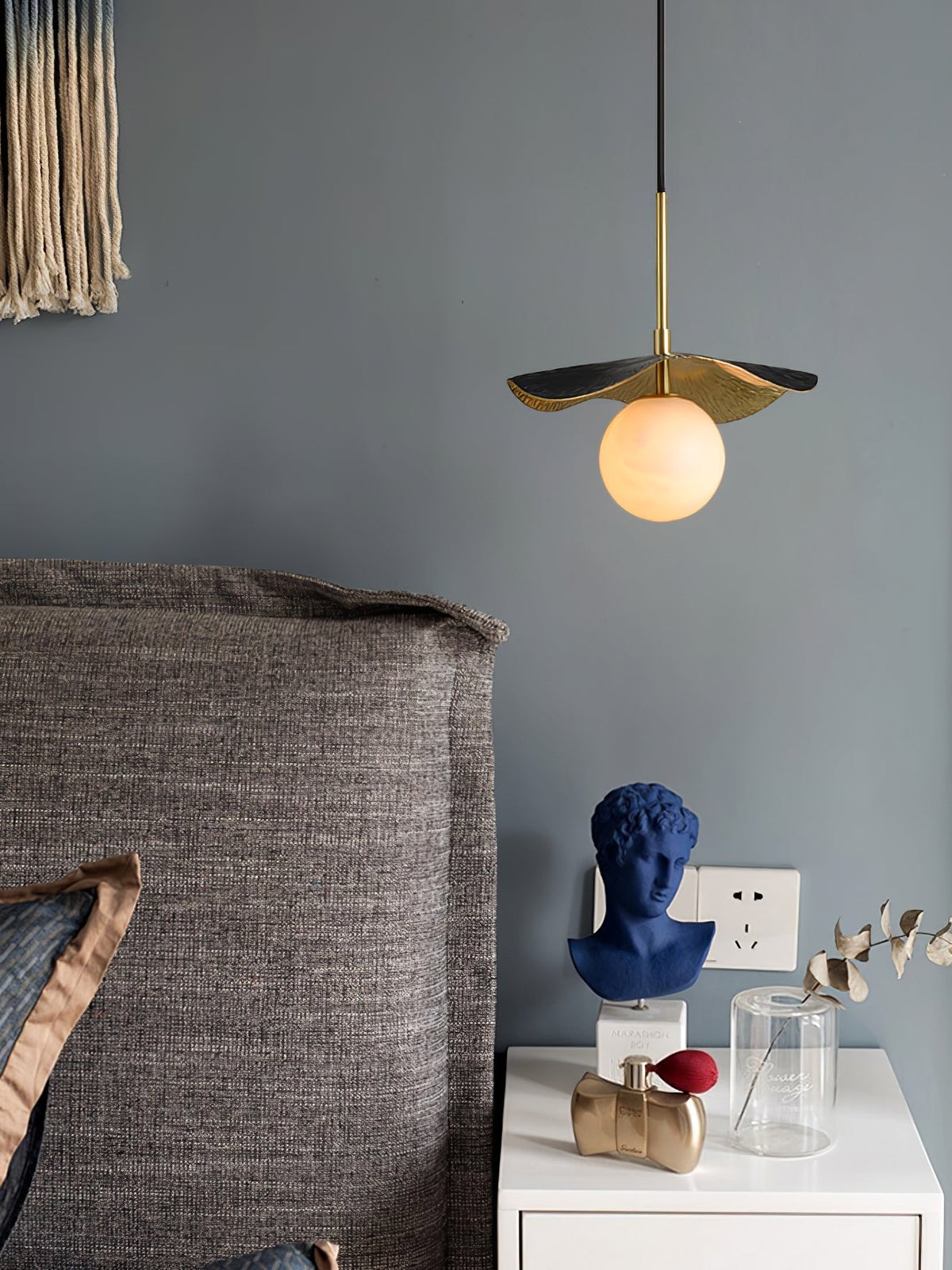Zaraeen Brass Alabaster Pendant Light