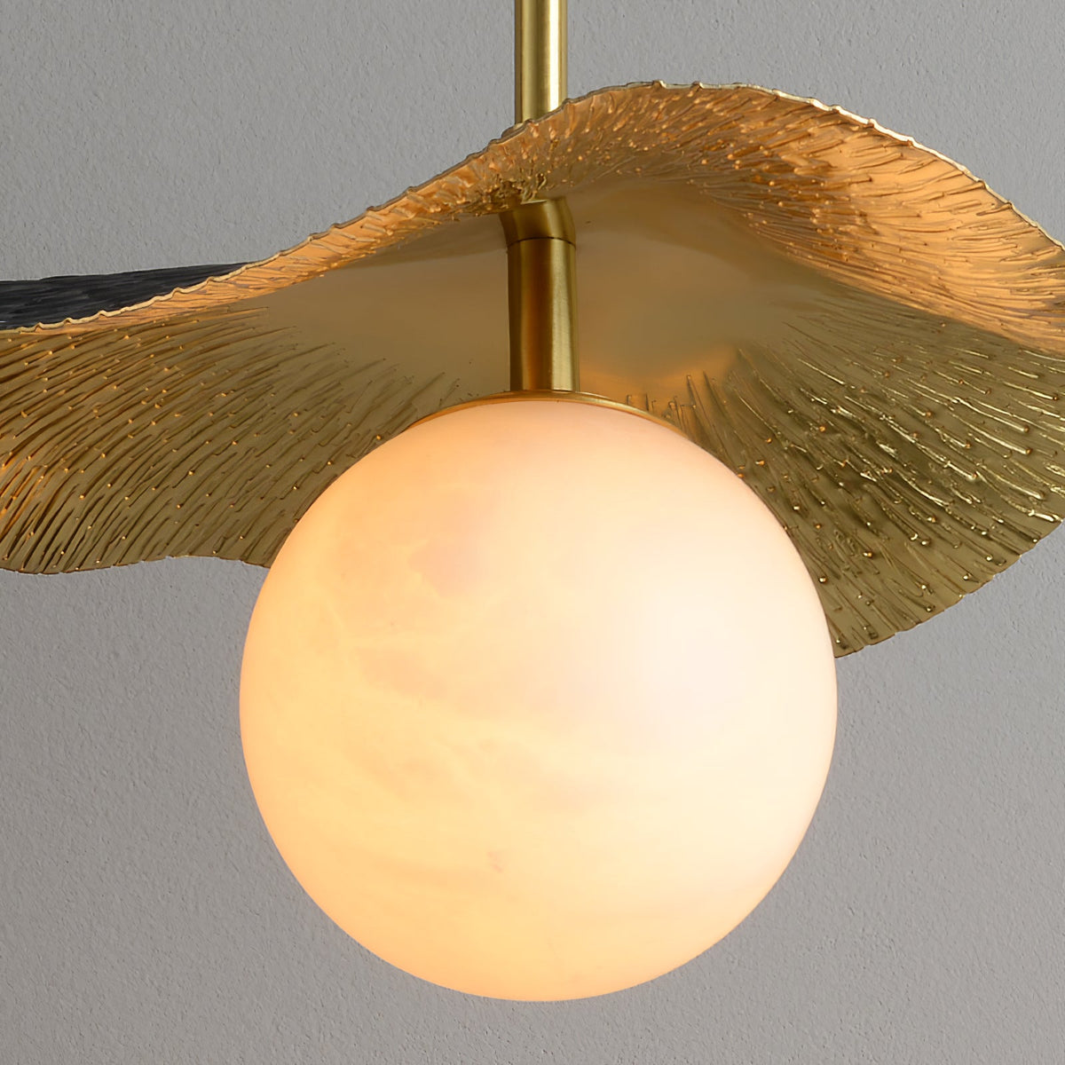 Zaraeen Brass Alabaster Pendant Light