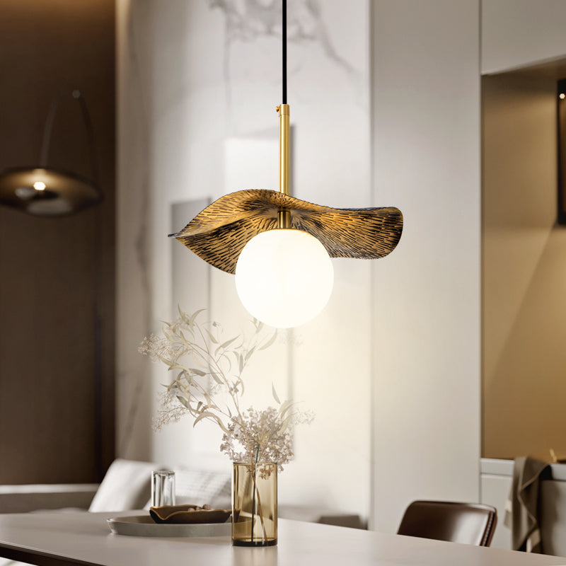 Zaraeen Brass Alabaster Pendant Light