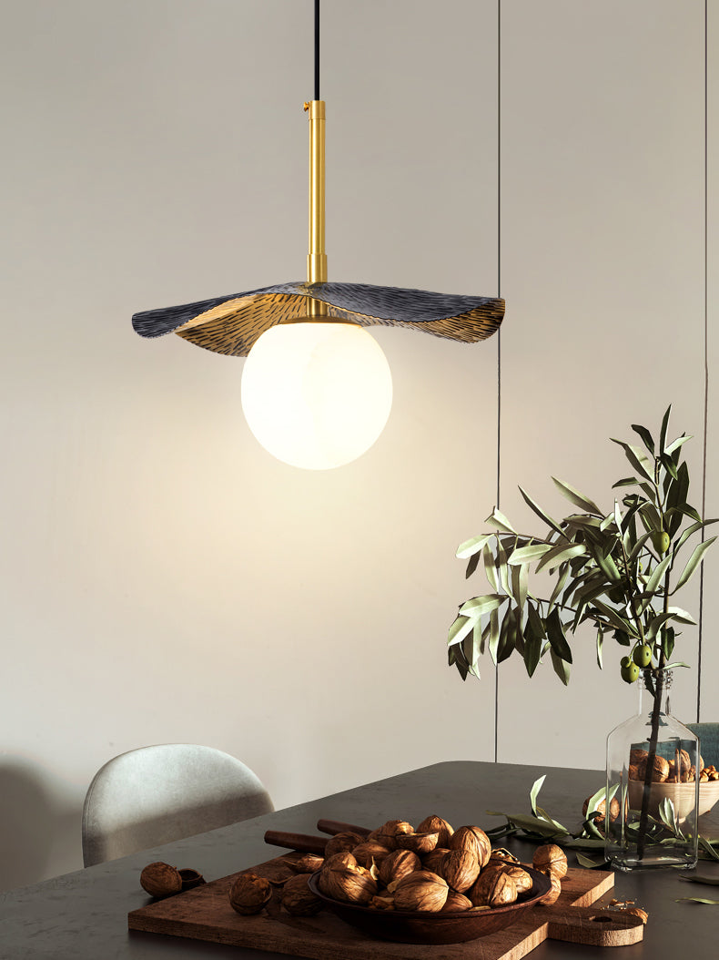 Zaraeen Brass Alabaster Pendant Light