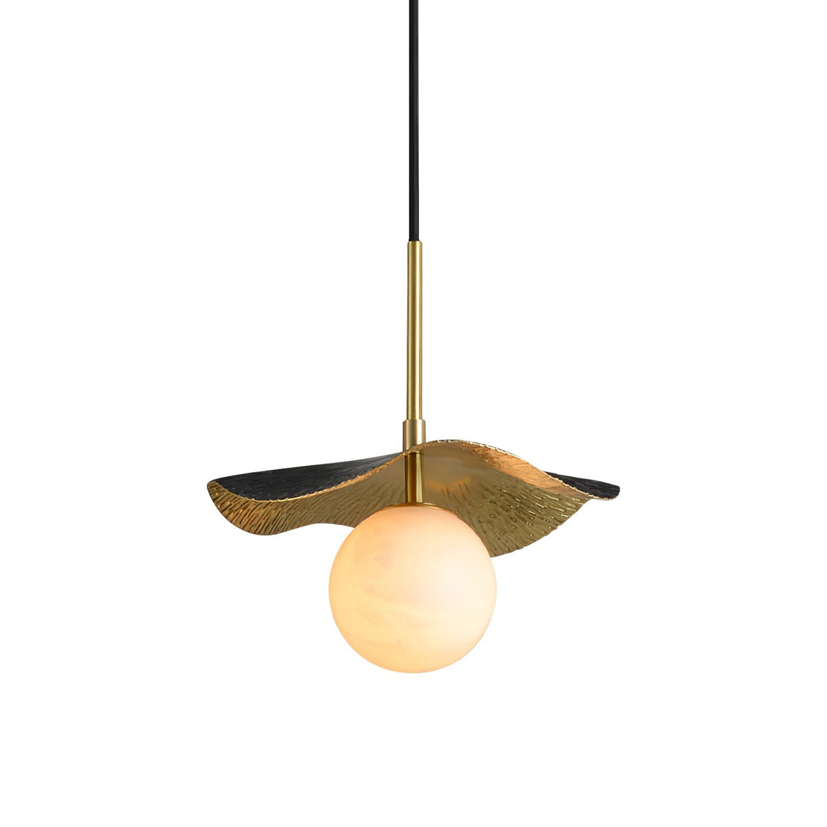 Zaraeen Brass Alabaster Pendant Light