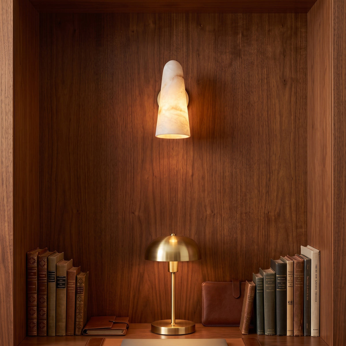 Montfaucon Alabaster Wall Sconce