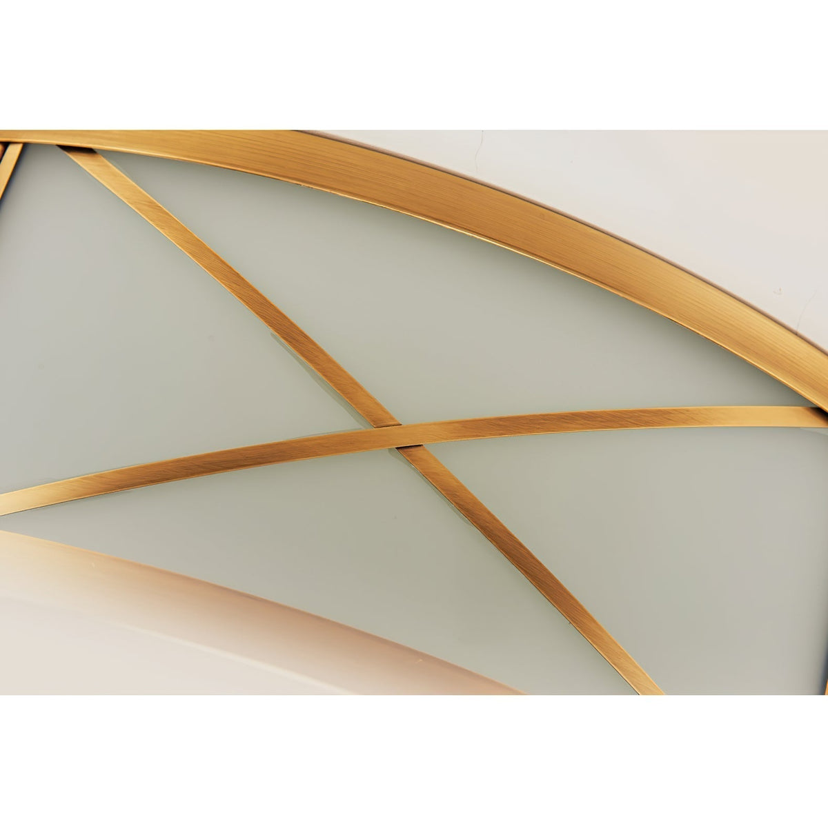Vovene Brass Glass Ceiling Light