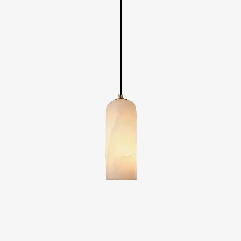 Nivenira Cylindrical Alabaster Pendant Light