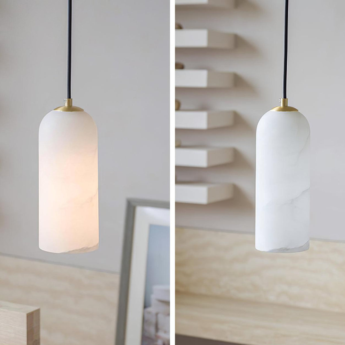 Willowmont Alabaster Pendant Light