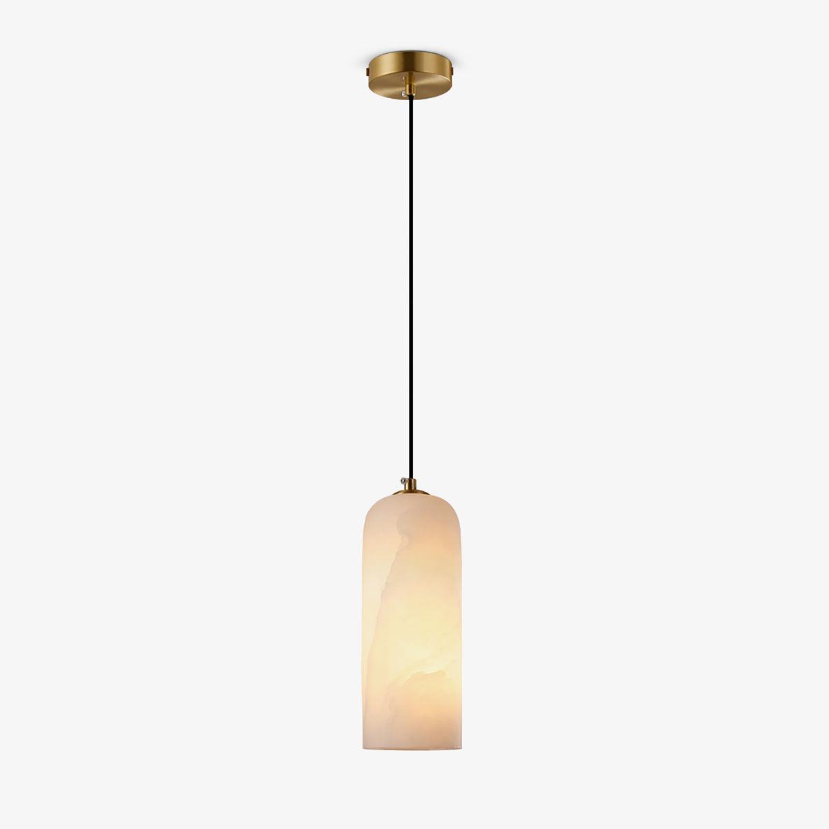 Nivenira Cylindrical Alabaster Pendant Light