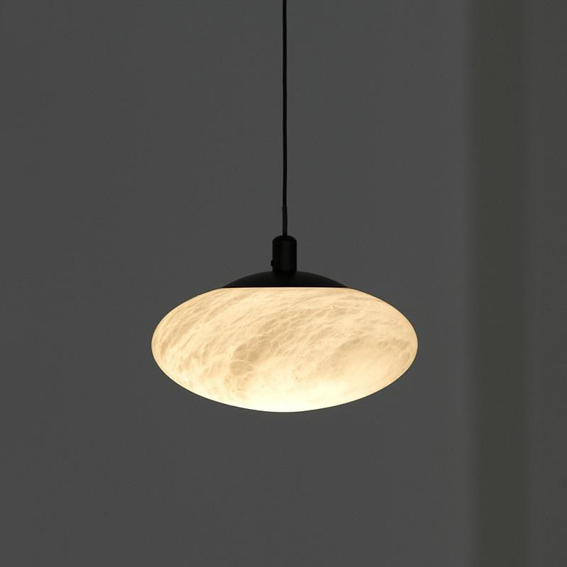 Cuthean Brass Alabaster Pendant Lamp