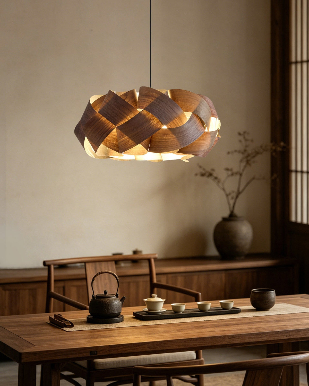 Morna Wood Pendant Light